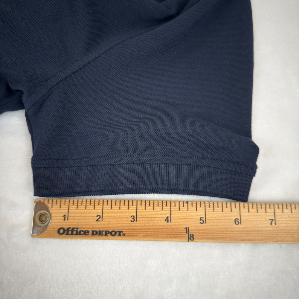 Tommy Hilfiger Mens Polo Shirt Navy Blue Tipped Collar XM05871 400 Medium NWT - Picture 8 of 10